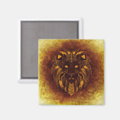 Tribal-Löwenmagnet Magnet (Vorderseite/Rückseite)