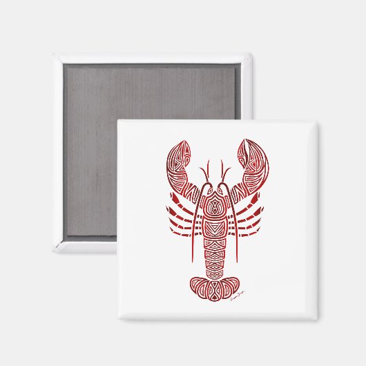 Tribal Maine Humster Magnet (Vorderseite/Rückseite)