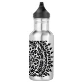 Tribal Mandala Hand-Drawn Art Edelstahlflasche (Rechts)