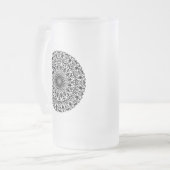 Tribal Mandala Mattglas Bierglas (Vorderseite Links)