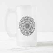 Tribal Mandala Mattglas Bierglas (Links)