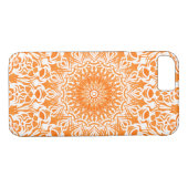 Tribal Mandala Orange Case-Mate iPhone Hülle (Rückseite (Horizontal))