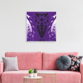 Tribal Maori Tattoo Design Moderne Kunst Leinwanddruck (Insitu (Wohnzimmer))