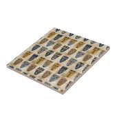 Tribal Mask Boho Pattern Fliese (Seite)