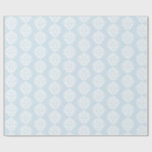 Tribal Mask - Light Blue Glossy Wrapping Paper, 30 Geschenkpapier (Flach)