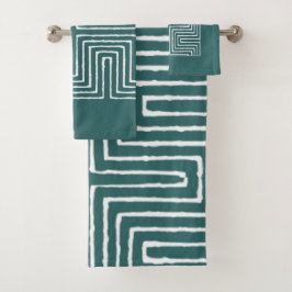Tribal Maze Badhandtuch Set
