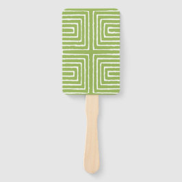 Tribal Maze Pan African Pattern Mud Tuch Fächer