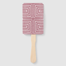 Tribal Maze Pan African Pattern Mud Tuch Fächer