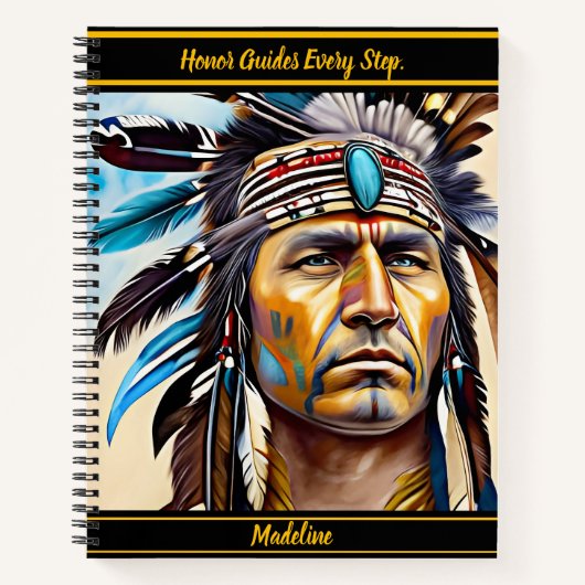 Tribal Memo Book: Native Style Notizblock (Vorderseite)