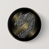 Tribal Metallic Dragon Button (Vorderseite)