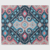 Tribal mexican Vintage ethnisch nahtlose Muster Geschenkpapier (Flach)