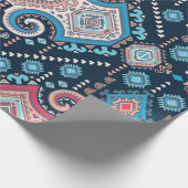 Tribal mexican Vintage ethnisch nahtlose Muster Geschenkpapier (Ecke)