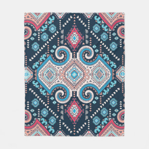 Tribal mexikanisches vintage-ethnisches nahtloses  fleecedecke