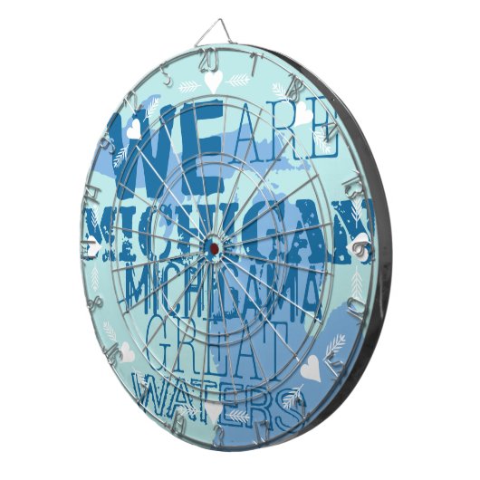 Tribal Michigan Michigama Great Waters Up North Dartscheibe (Vorderseite rechts)
