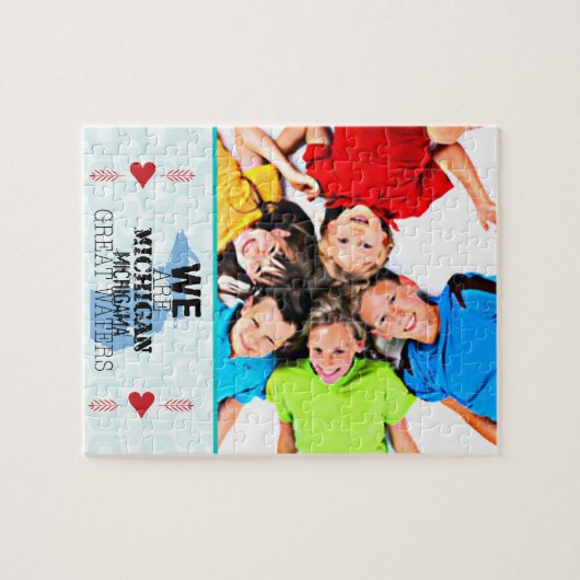 Tribal Michigan Michigama Great Waters Up North Puzzle (Horizontal)