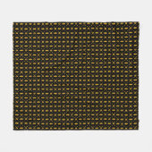 Tribal Modern Mudcloth Muster Fleece Blanket (Vorderseite (Horizontal))