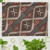 Tribal Motif Print Geschirrtuch (Gefaltet)