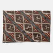 Tribal Motif Print Geschirrtuch (Horizontal)