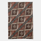Tribal Motif Print Geschirrtuch (Vertikal)