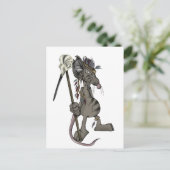 Tribal Mouse Postkarte (Stehend Vorderseite)
