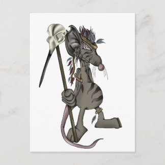 Tribal Mouse Postkarte