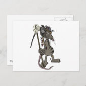 Tribal Mouse Postkarte (Vorne/Hinten)