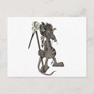 Tribal Mouse Postkarte