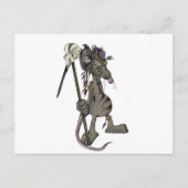 Tribal Mouse Postkarte (Vorderseite)