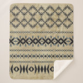 Tribal Mud Cloth 01 Sherpadecke (Vorderseite)