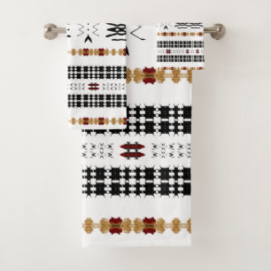 Tribal Mud Cloth  Badhandtuch Set
