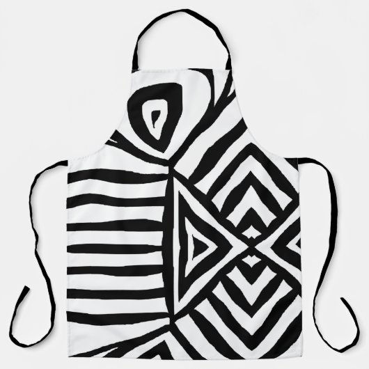 Tribal Mud Cloth Schürze (Vorderseite)