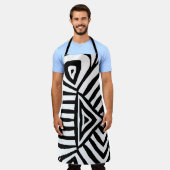 Tribal Mud Cloth Schürze (Getragen)