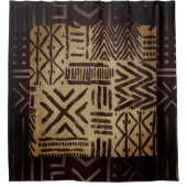 Tribal Mud Cloud Printdusche Vorhang (Vorderseite)