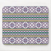 Tribal Multicfarbenes altes Symbol Folkloredesign Mousepad (Vorne)