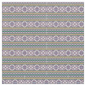 Tribal Multicfarbenes altes Symbol Folkloredesign Stoff (Nahaufnahme)