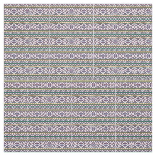 Tribal Multicfarbenes altes Symbol Folkloredesign Stoff (Muster)