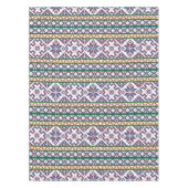 Tribal Multicfarbenes altes Symbol Folkloredesign Tischdecke (Vorderseite)