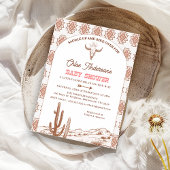 Tribal Muster Boho Arch Rodeo Western Babydusche Einladung