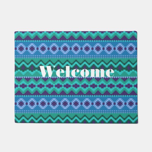 Tribal Muster Door Mat Fußmatte (Vorderseite)