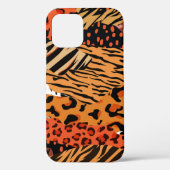 Tribal-Muster für afrikanische Jungle-Tiere Case-Mate iPhone Hülle (Rückseite)