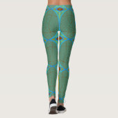 Tribal Muster II Handmade Yoga Pants Leggings (Rückseite)