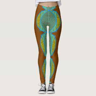Tribal Muster II Handmade Yoga Pants Leggings