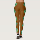 Tribal Muster III Handmade Yoga Pants Leggings (Rückseite)