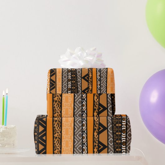 Tribal Muster Mix Geschenkpapier (Partygeschenke)