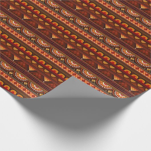 Tribal nahtlos Design für verschiedene Zwecke. Geschenkpapier (Ecke)