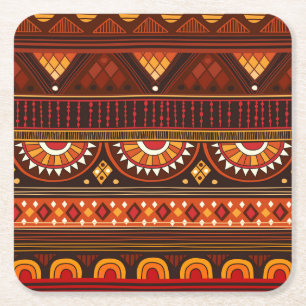 Tribal nahtlos Design für verschiedene Zwecke. Rechteckiger Pappuntersetzer