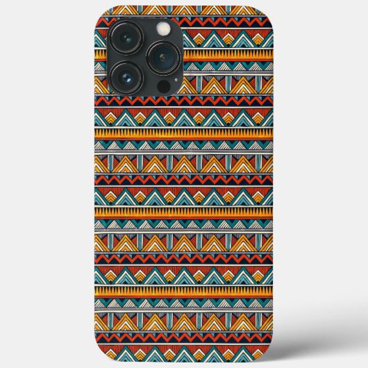 Tribal Nahtloses Muster - Abstrakter Hintergrund Case-Mate iPhone Hülle (Rückseite)