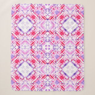 Tribal nahtloses Muster. Handgemalte Grunge-Wasser Sherpadecke