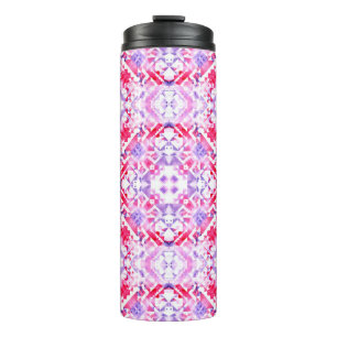 Tribal nahtloses Muster. Handgemalte Grunge-Wasser Thermosbecher
