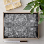 Tribal Native Schwarz-weiß Distressed Art Design Seidenpapier (Geschenk)